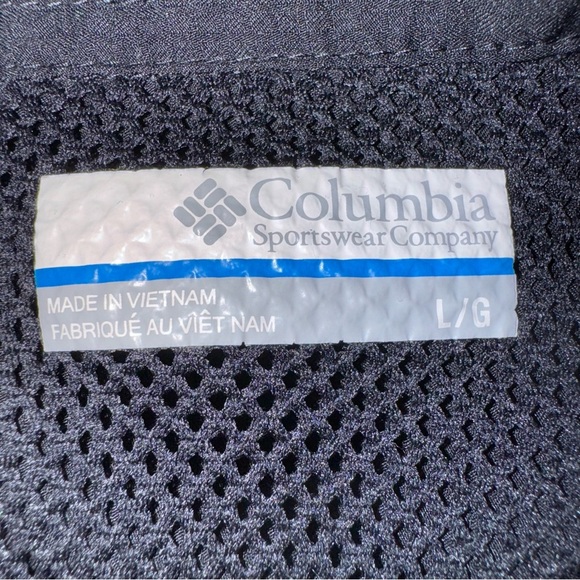 📌Columbia Men’s LARGE Black S SLEEVE PFG Button Up Shirt Outdoor Fishing - Picture 6 of 9